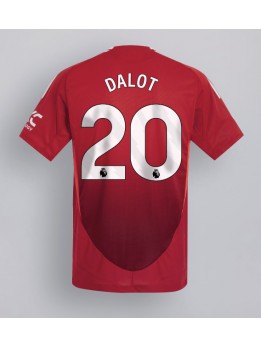 Manchester United Diogo Dalot #20 Heimtrikot 2024-25 Kurzarm